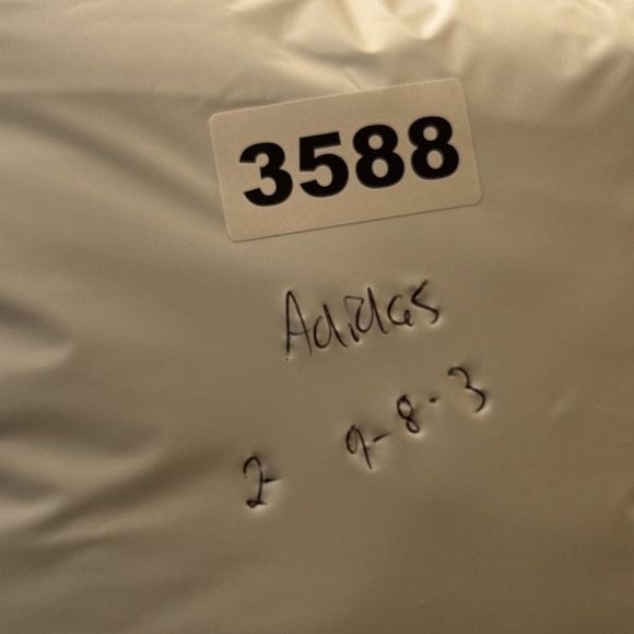 Vintage Adidas Track Pants Mens L Tearaway Snap Y2K 90s Wide Leg Baggy Joggers - Picture 10 of 10